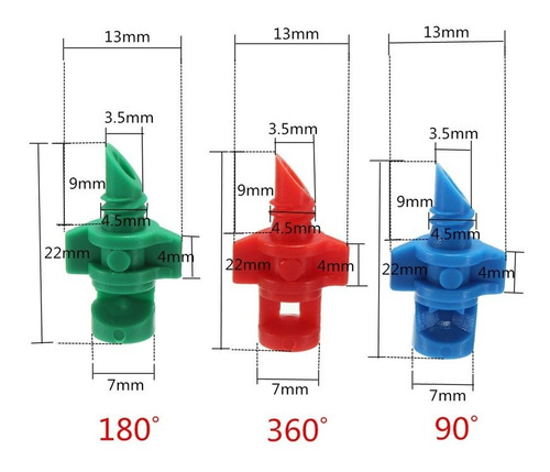 Micro Aspersor Riego X10 Hidroponia Aeroponia Rs22 Aquaflex