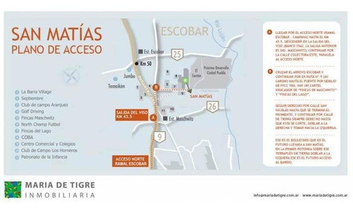 Imagen 6 de 6 de Excelente Lote A La Laguna En Venta, En San Matias, Escobar