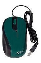 Mouse Alambrico Ghia Color Verde 1200 Dpi