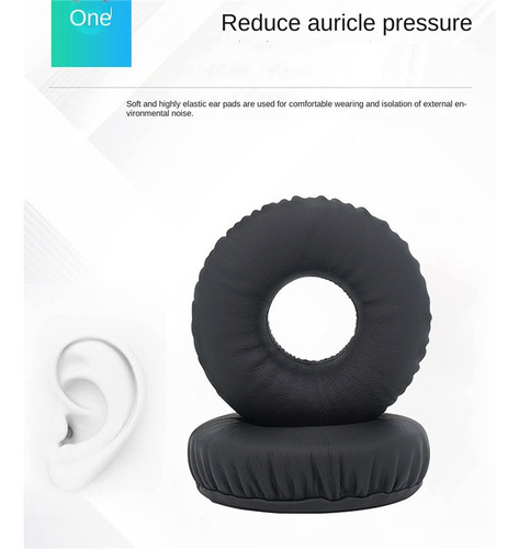 Imagen 4 de 8 de 1 Par De Almohadillas De Repuesto Para Auriculares Sony Wh-x