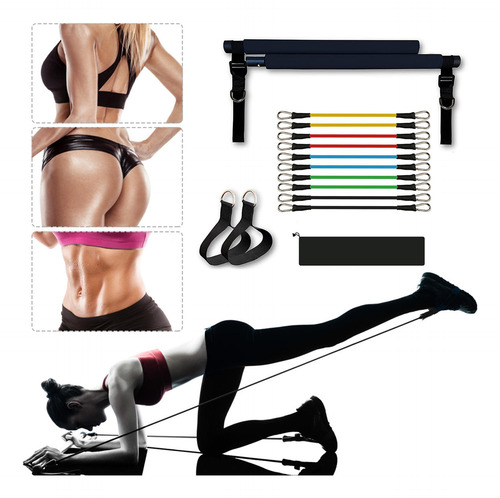 Kit De Barra De Pilates Portátil Con Banda De Resistencia Aj