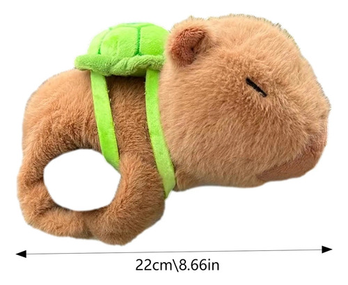 Boneca De Pelúcia Infantil Capivara De 2 Peças Com Mochila
