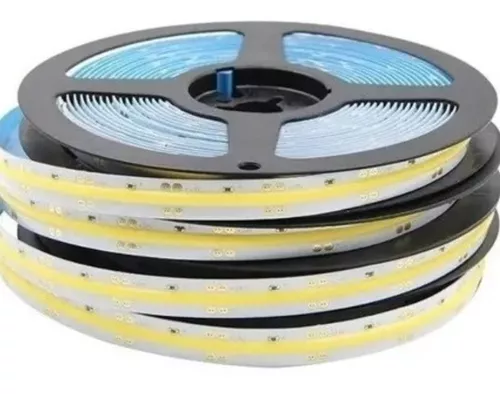 Cinta LED COB, 14W, 110V, 3500K, Amarilla – Elecsa