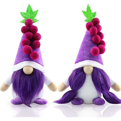 Conjunto De 2 Gnomos De Otoño De Peluche, Decoraciones...