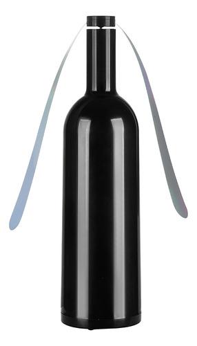 Ventilador Recargable Con Forma De Botella De Vino T, Repele
