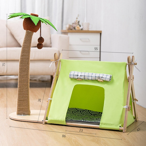 Rbol Para Gatos Con Protector De Muebles De Bola, Bonita