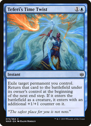 Carta Magic Teferi's Time Twist War Of The Spark Mtg