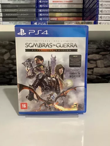 Sombras Da Guerra Ps4 Midia Fisica