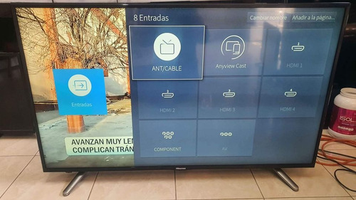 Television Hisense 50h6d Smart Con Control Y Antena (Usado)