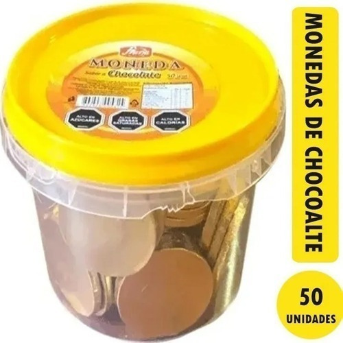 Monedas De Chocolate Fruna Tarro X 50 Unidades