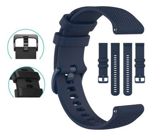 Pulseira Soft Compatível Com Garmin Forerunner 265- 46mm