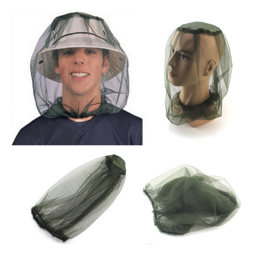Gorro Protector Facial De Malla Para Mosquitos, Insectos, Ab