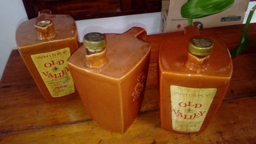 Porron De Whisky  Old Valley  Antiguo (aprox Del Año 1950)