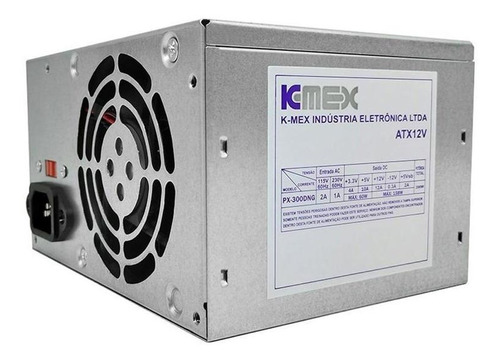 Fonte Atx K-mex 200w Bivolt  Sem Caixa Sem Cabo Px300dng Oem