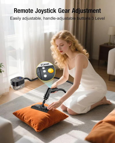 Limpiador A Vapor De Alta Temperatura De 2500 W Con Boquilla