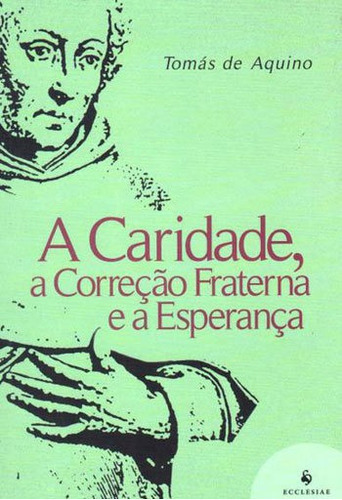 A Caridade, A Correção Fraterna E A Esperança, De Aquino, Tomas De. Editora Vide Editorial, Capa Mole, Edição 1ª Edição - 2014 Em Português