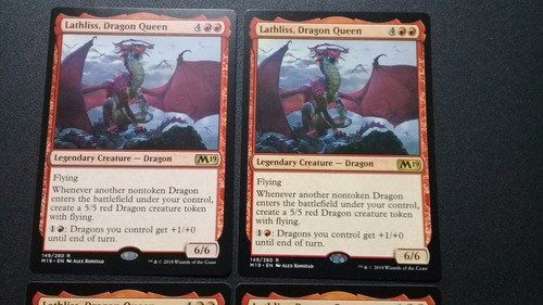 Carta Magic Mtg - Lathliss, Reina Dragón X2