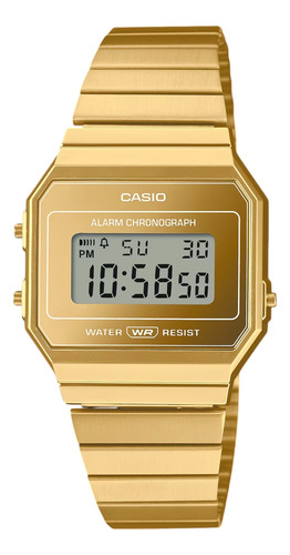 Reloj Casio A700wevg-9avt Vintage-dorado Dorado Dorado Dorado