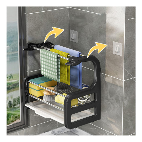 Escurridor De , Estante Resistente For Montado En La Pared