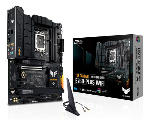 Placa Madre Asus Tuf Gaming B760-plus Wifi Intel Color Negro