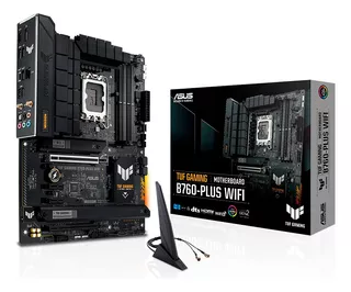 Tarjeta Madre Asus Tuf B760-plus Wifi Socket 1700 Atx Ddr5 Color Negro