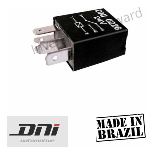 Mini Rele Auxiliar 40/30a Ford Cargo 2632-4432 Dni Brasil