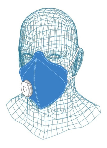 Paquete De 50 Tapabocas 4 Capas Termosellado A Oreja+valvula