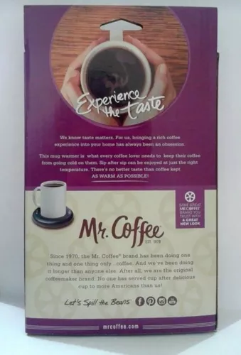  Mr. Coffee Calentador de tazas para café y té
