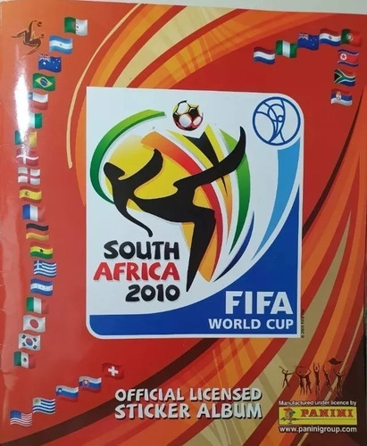 Album Panini Del Mundial De Fútbol Sudafrica 2010 Lleno