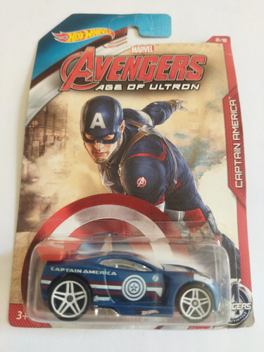 Hot Wheels Ultron Power Rage Avengers Capitan America Sr0