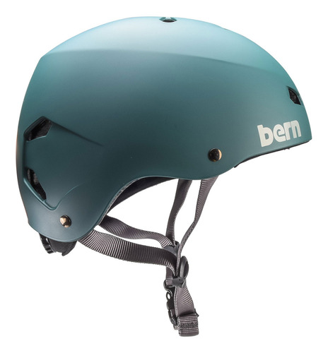 Casco Bicicleta Bern Macon Urbano Skate Rollers Bmx - Muvin Color Muted teal Talle L
