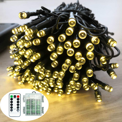 Luces Led Mini 100 Para Decoración Navidad 11m Impermeables