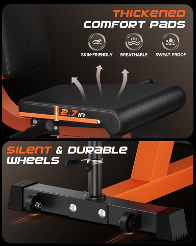 Maquina Curl Para Cuadri/femoral/glueto/extension 317kg Max