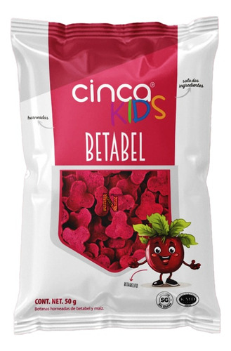 Cinca Kids - Chips De Totopos De Betabel (50 G) Cinca