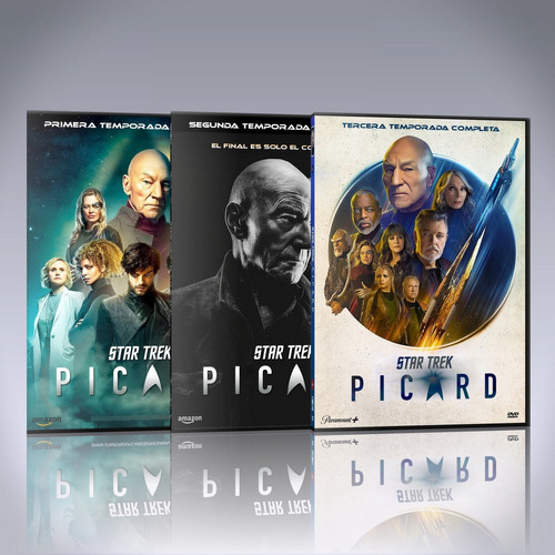 Star Trek Picard Serie Completa Dvd Latino/ingles