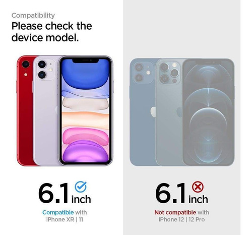 Imagem 4 de 4 de Pelicula De Vidro Spigen Ez Fit Para iPhone 11 / Xr