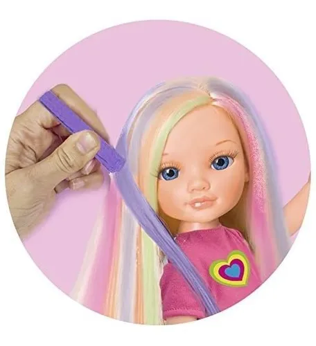 Famosa D a Haciendo Mechas Nancy Mu eca Pintar Cabello Ni a