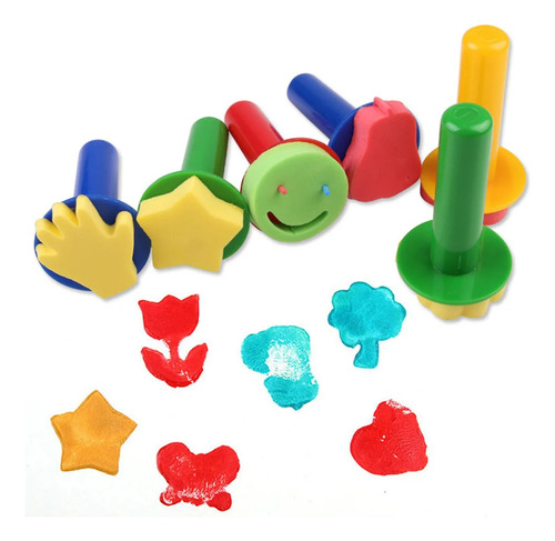 Set De 30 Piezas Con Esponja Para Dibujar Y Garabatear Para