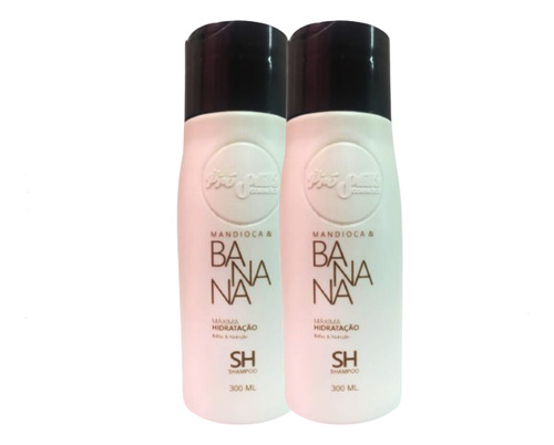 Kit 02 Shampoo Banana & Mandioca 300ml Pro Stills