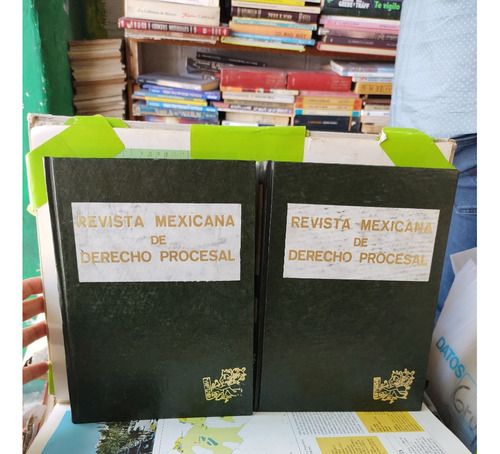 Revista Mexicana De Derecho Procesal.  2 Tomos.  1977. 1978