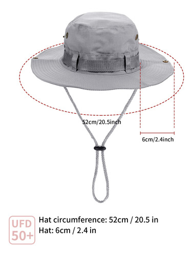 Boao 2 Piezas De Sombrero De Safari De Algodón De Ala Ancha