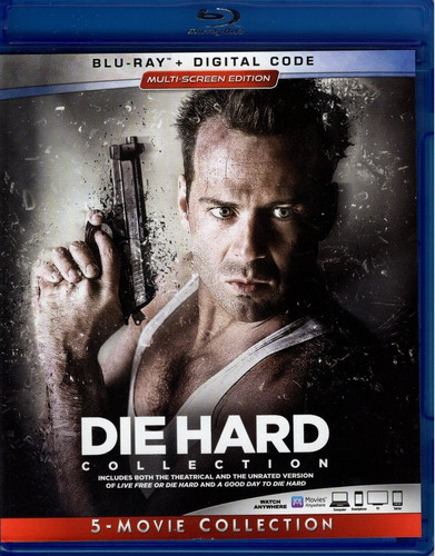 Die Hard Collection Bruce Willis Boxset 5 Peliculas Blu-ray