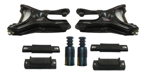 Kit 2 Parrillas Traseras Con Soportes Fiat 147 - Fiorino