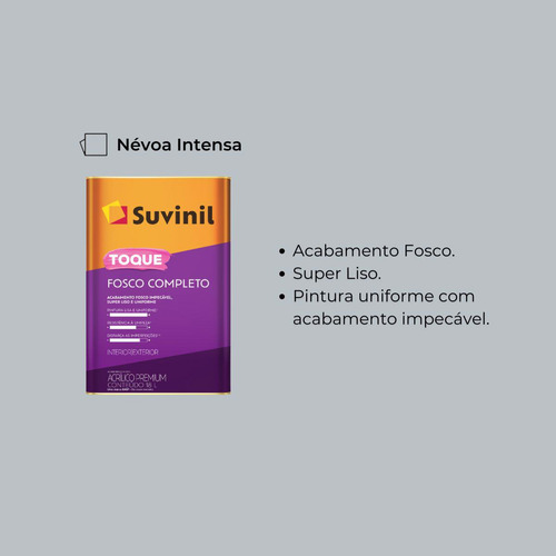 Tinta Toque Fosco Completo Névoa Intensa 18l Suvinil