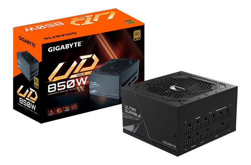 Fonte Gigabyte Ud850gm 850w 80 Plus Gold Full Modular Preta