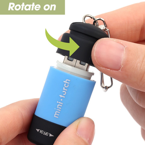 Mini Linterna Led De Bolsillo Portátil P/senderismo, Camping
