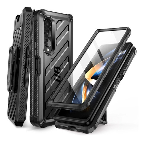 Case Supcase Para Galaxy Z Fold4 Protector 360° C/ Gancho
