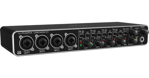 Behringer U-phoria Umc404 Hd Interfaz Audio Midi Usb 4x4