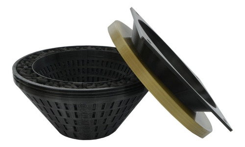Imagen 4 de 7 de Filtro Carbon Activado Cultivo Indoor Para Fan 4 Pulgadas Ss