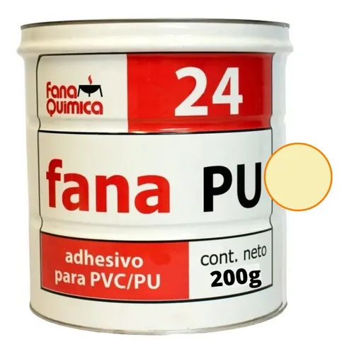 Adhesivo Para Calzado Fana Pu 24 200g Suelas Goma Cuero Pvc